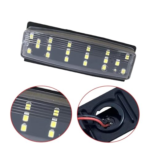 Luz placa matrícula coche para solucionar fallo luz trasera Mazda NC 2
