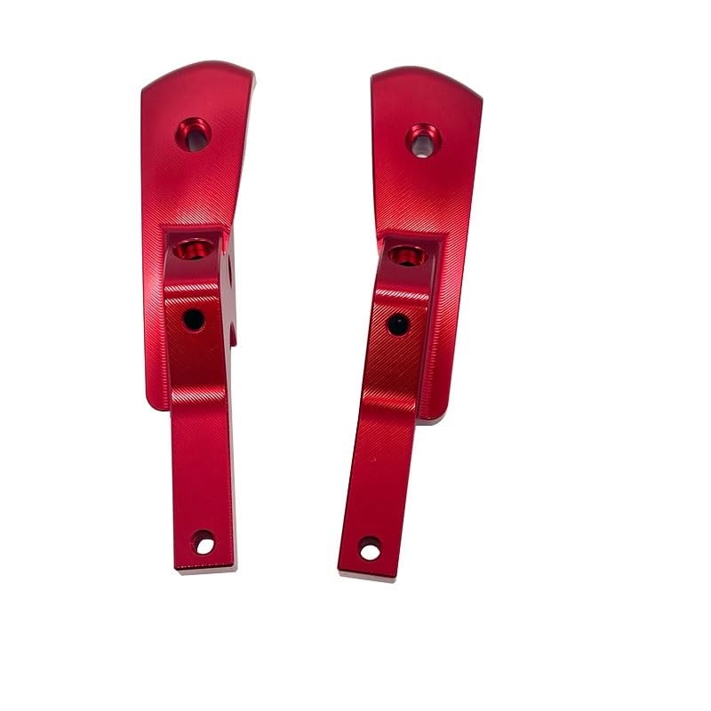 Fußstütze Pedal Passend Für Vespa GTS300 GTV300 2013–2022. Rotes Zubehör Für Motorrad-Beifahrer-Rückfußrastenverlängerung, Fußstützen-Schalthalterung