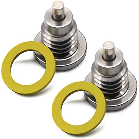Marine Magnetic Outdrive Gear Case Drain Plug, Screw with Gasket Replace 22-8M0058389, Lower Unit Gear Lube Drain Fill Hole Screw and Seal for Mercruiser Mercury Johnson Cover