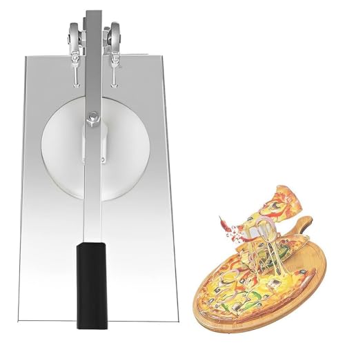 Máquina de prensa de pastelería manual comercial, Prensa de tortilla para masa de pizza, Máquina de prensa de masa de pizza manual, Máquina laminadora de masa, Prensa de pizza doméstica, para pizza