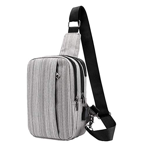 FULLANT Sling Bag avec Port de Chargement USB, Coffre de Hanche Lot Sac à bandoulière pour Homme Femme Sport Outdoor randonnée Sac à Dos de Voyage Sac à Dos Cover