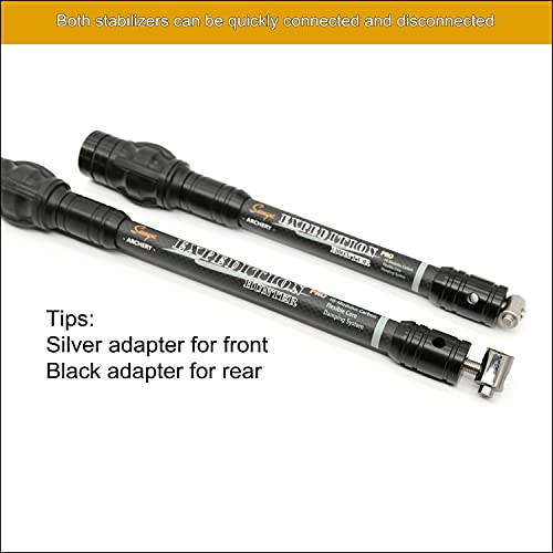 Kit stabilisateur arc composé carbone SUNYA avec connecteur rapide