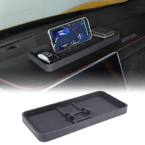 Car Dashboard Storage Box Organizer Holder Tray Compatible with Lotus Emira l4 V6 GT GT4 Coupe 2021-2024, Dashboard Anti-Slip Mat Cell Phone Holder Accessories by Moittellc - Used condition - US$27.35