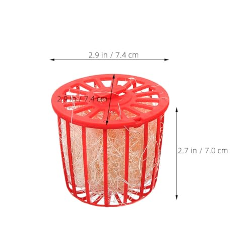 SEWOART 4pcs Parrot Nesting Toy Bird Nesting Bowl for Pigeons Durable Hatching Basin Easy to Install Bird Cage Nest Comfortable for Pet Supplies