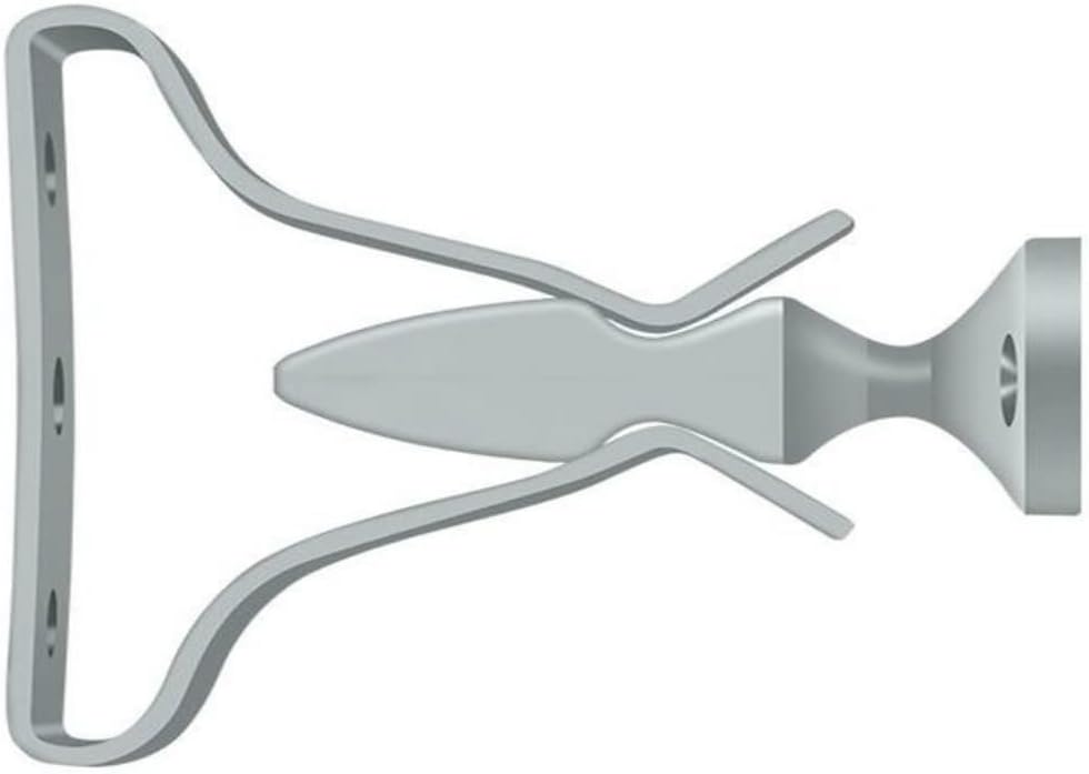 Deltana Shutter Door Holder,2-3/4"Satin Nicke