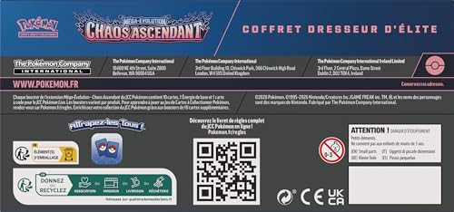 Coffret Dresseur d’élite Chaos Ascendant Pokémon avec 9 boosters et accessoires - 4