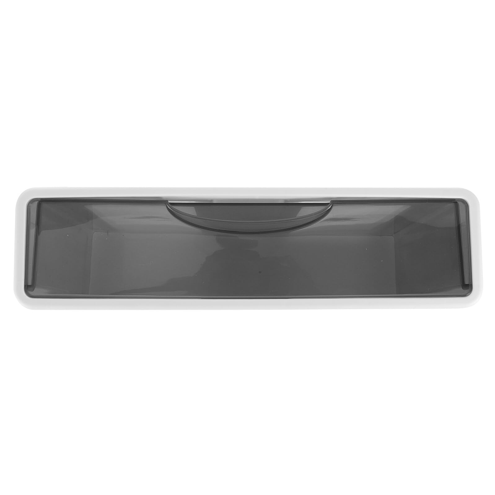 Organizer da Scrivania Cassetto in Plastica Pp Grande Contenitore Portaoggetti a Cassetto Scatola Porta Documenti per Ufficio e Casa Salvaspazio e Facile da Pulire Colore Bianco