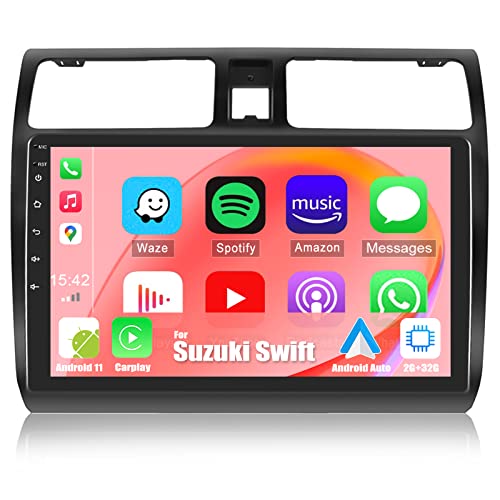 2G+64G CAMECHO Android 12 Autoradio für Suzuki Swift(2003-2010),mit Carplay