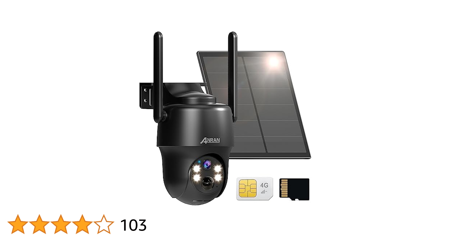 最新4G防犯カメラ・wifi不要・SIM/SDカード付き】ANRAN 4g Amazon.co.jp: 【最新4G防犯カメラ・wifi不要・SIM/SDカード内蔵