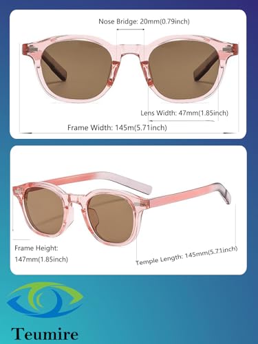 Image of Classic Small Round Sunglasses for Women Men Retro Circle Style Tinted Sun Glasses