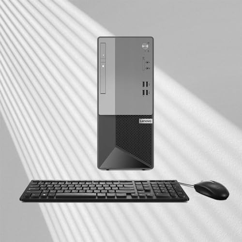 Image of Lenovo V50t Gen 2 Business Tower Desktop, Intel Core i5-10400, 16GB RAM, 1TB SSD, DVD-RW, HDMI, RJ-45, DP, Wi-Fi, Windows 11 Pro, Grey