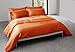 1800 Series Deep Pocket Wrinkle Resistant Ultra Soft Egyptian Quality 4 Pieces Sheet Set King Orange
