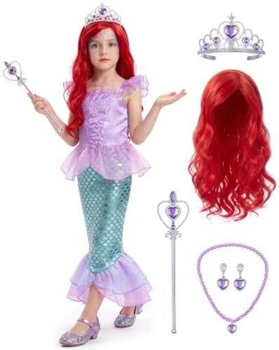Joy Join Little Mermaid Costume for Girls Dress Up