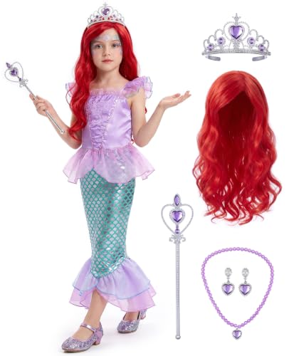 Joy Join Little Mermaid Dress-Up Costume Set for Girls #TOP3