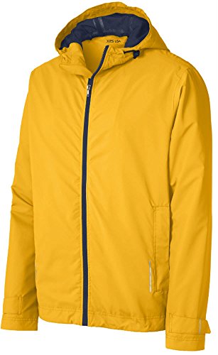 Joe's USA Mens Classic Rain Jacket-Yellow-M