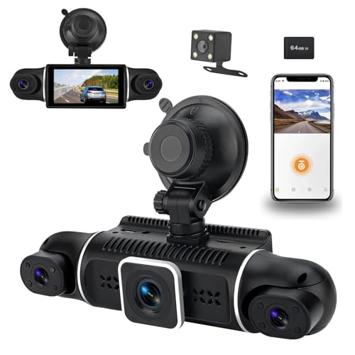 WODHMIEY Dashcam with Interior and Exterior Cameras
