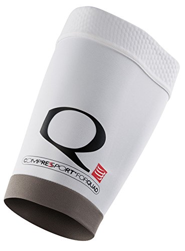 COMPRESSPORT For Quad Muslera, Unisex, Blanco, 4