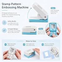 VSREI Briefmarke Punch Super Paper Punch Motivstanzer Extra Stark für Papier bis 500 G/M², Maße des Ausgestanzten Briefmarke: 2.5 X 2.1 CM – Ansicht 6