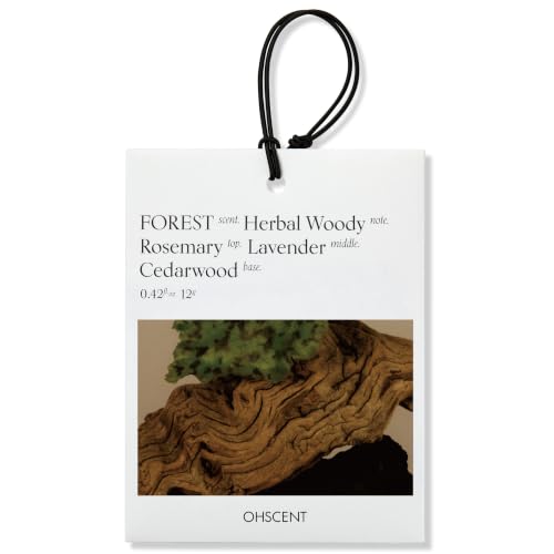 OHSCENT Forest Perfume Sachet, Scented Sachets for Closet and Drawer (Forest)