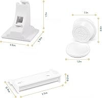 Vista 3 de 6 Safety Strap Locks Bundle with Magnetic Cabinet Locks for Child Safety (12 locks and 3 keys)