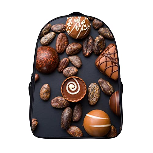 Sac à dos cool couleur chocolat style urbain et grand volume unisexe