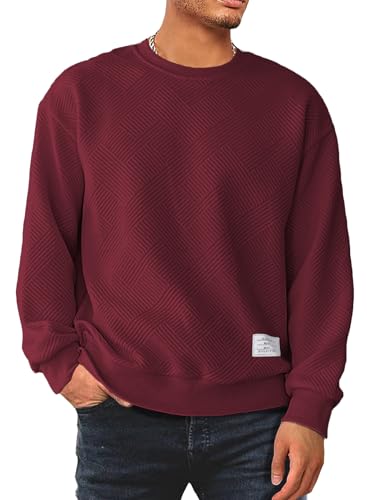 Dokotoo Men Mens Fashion Sweatshirts Fall Winter Clothes Long Sleeve