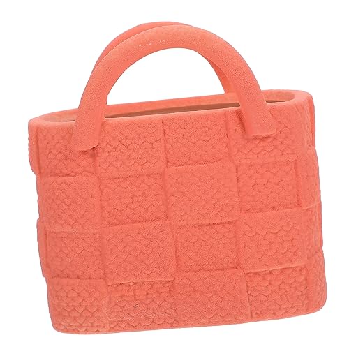 Zerodeko 1pezzi Vaso Per Fiori in Forma Borsa Decorazione Vaso Per Soggiorno Portafiori Creativo