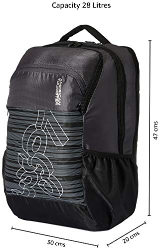 Image of American Tourister Jet 28 Ltrs Black Casual Backpack (FE0 (0) 09 001)