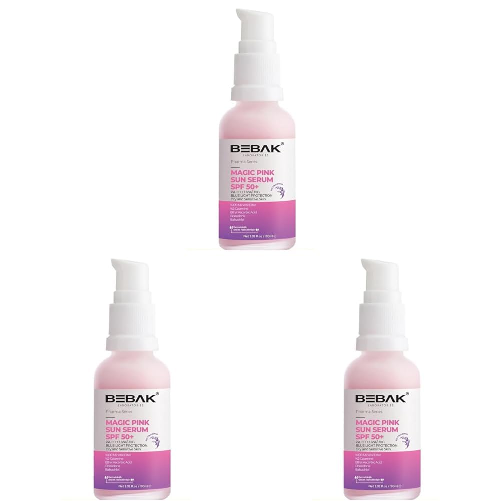 Bebak Pharma Magic Pembe Serum Spf 50 + Pa ++++ 30 Ml (3 paketi)
