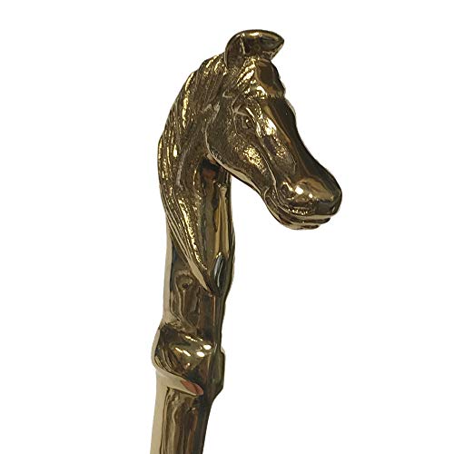 Schooner Bay Co. 6-1/4 Inch Solid Polished Brass Horse Head Letter Opener, Antique Reproduction thumb #1
