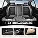 Coverado Car Seat Covers Full Set, Seat Covers for Cars, Front Seat Covers and Back Seat Cover Waterproof Leather Automotive Seat Cover Universal Car Interior Protectors Cushion for Most Cars