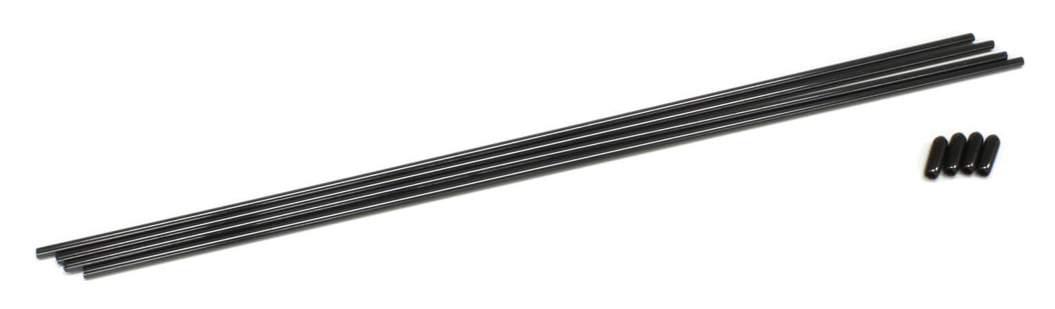 Kyosho 1708B Color Antenna, Black, 4pcs