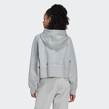 adidas by Stella McCartney Cropped Hoodie Women's, Grey