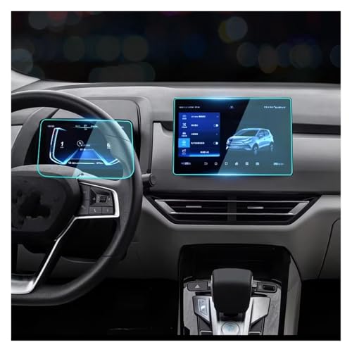 Film protection trempé BYD Yuan PRO antichoc pour écran LCD navigation 10.1 pouces
