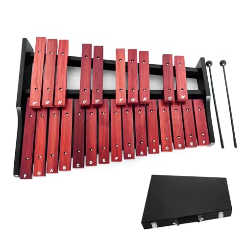 Marimba Wooden Xylophone 25 key vod do hudby with Carrying Case