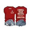 Charlie Kirk Freedom Shirts I Shall Fear No Evil Shirt Faith Freedom We Wear Red On October 14 Tshirt Psalm 23:4 in Loving Memory of Charlie Kirk This is The Turning Point USA Flag