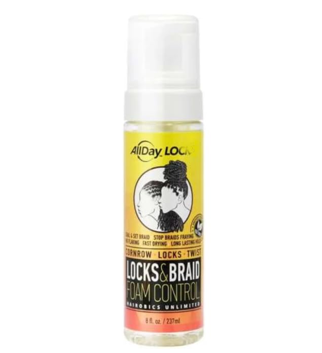 ALLDAY BRAID FOAM 8 OZ, WITH A COMB