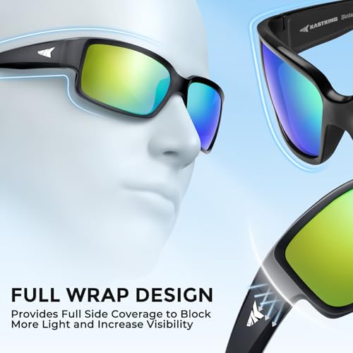 KastKing Skidaway Polarized Sport Sunglasses for Men and Women,Ideal for Driving Fishing Cycling and Running,UV Protection - Image 5