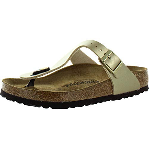Birkenstock Unisex-Adult Thong Gizeh Gold Bf R