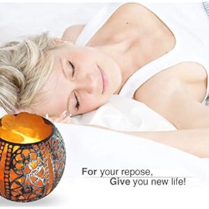 Salt Night Light,Natural Wall Light Salt Lamp with 2 Bulbs, Himalayan Rocks Salt Lamp with Spherical Metal Basket Gift Salt Night LightNatural Wall Light Salt Lamp with 2 Bulbs Himalayan Rocks Salt Lamp with Spherical Metal Basket Gift