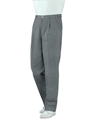 BICAP Bäckerhose für Herren und Damen - Kochhose - Pepita (schwarzweiß) Herrenhose Damenhose - Ökotex (52, Herrengröße) BICAP Bäckerhose für Herren und Damen - Kochhose - Pepita (schwarzweiß) Herrenhose Damenhose - Ökotex (52, Herrengröße)