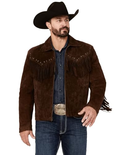 Image of Scully Men's Leather Fringe Jacket - 221-86 US