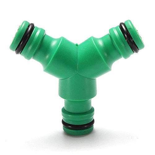 Luckgo Y 3 Ways Coupler Plastic Hose Pipe Connector Joiner Watering