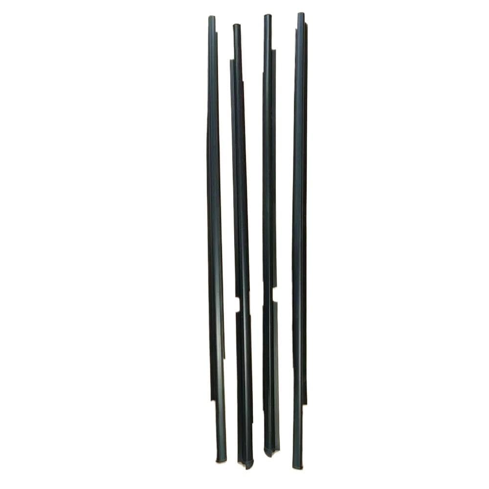 Bgdolpbu One Color Spare Parts 4Pcs Window Weatherstrip For Toyota Yaris Sedan 2007-2016 4 Doors