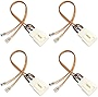 Auovo Car Door Speaker Wire Adapter Connector Harness Replacement Accessories 72-5602 for 2011-2020 Ford F150 Escape Mazda CX5 Aftermarket Door Speakers Harness Plug Connectors (2)