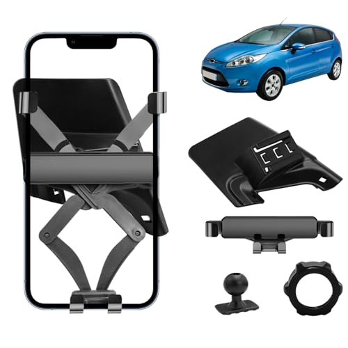 TTCR-II Compatible avec Support de Téléphone Voiture Ford Fiesta MK7 2009 2010 2011 2012 2013 2014 2015 2016, Fiesta Car Phone Holder Grille de Ventilation, Ford...