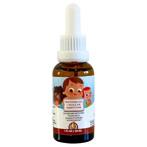 punkin butt teething oil for babies amber glass bottle with dropper natural teething relief for babies herbal infusion with chamomile clove amp peppermint daily use 1oz