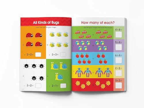 Addition and Subtraction Activity Book For Children - 80+ Activities Inside | Ages 5, 6, 7 | 2.5 hours of interactive and skill building fun