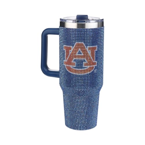 Image of The Memory Company Officially Licensed NCAA - Auburn University 40oz TC Bling Game Day Tumbler with Vintage Logo