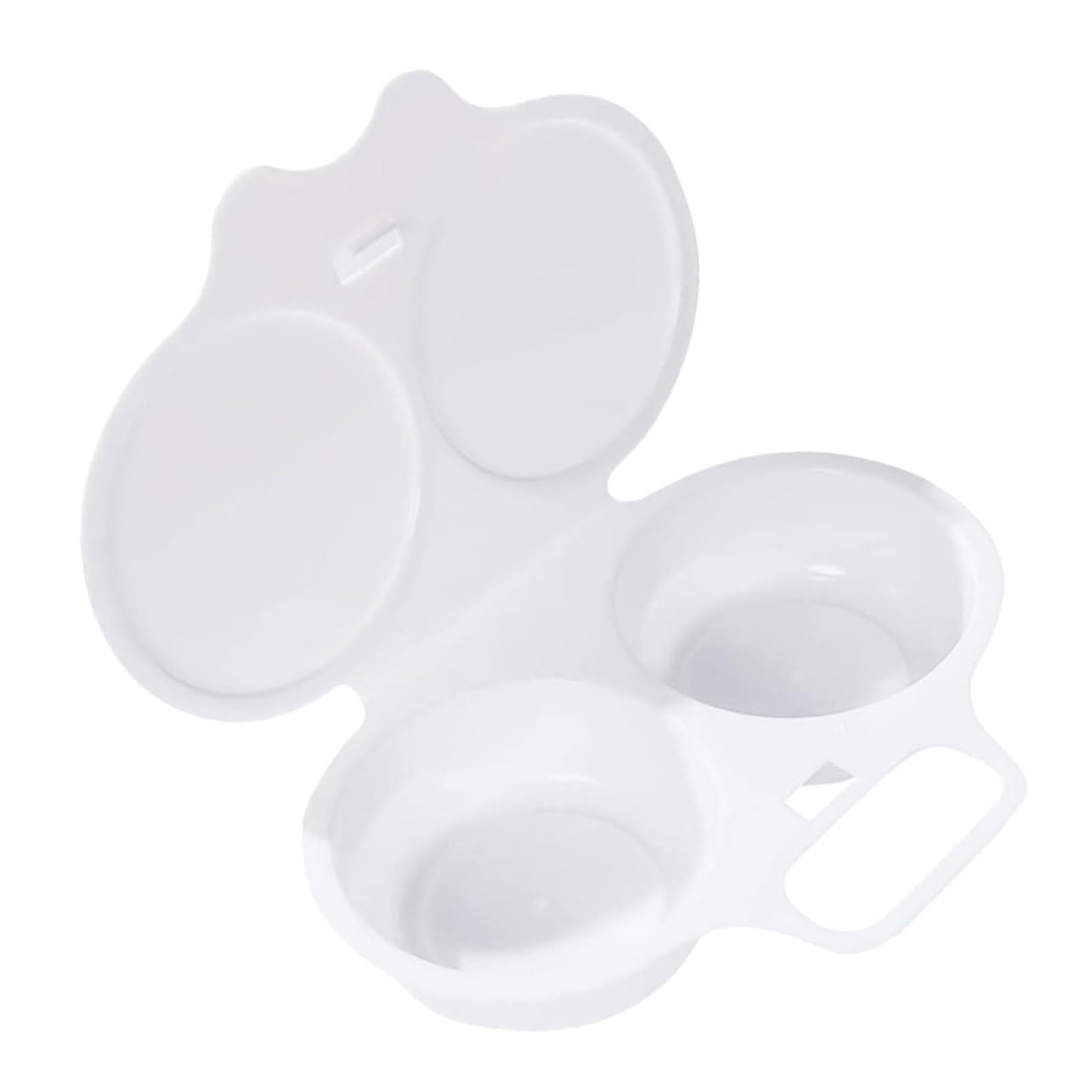VOSAREA Egg Cooker for Microwave Kitchen Egg Reusable Daily Use Easy to Clean and Dishwasher Safe